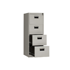 Thickness 0.5~1.0mm 4 Drawer Steel Filing Cabinet Metal Drawer Cabinet