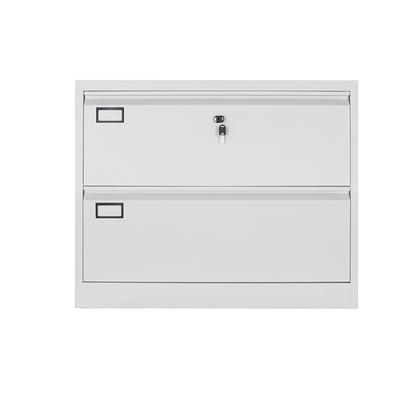 Office Furniture 2 Drawers Metal Lateral Filing Cabinet Lockable