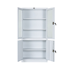 Glass Door Filing Cabinet 0.201Cbm KD Structure 1 Year Warranty
