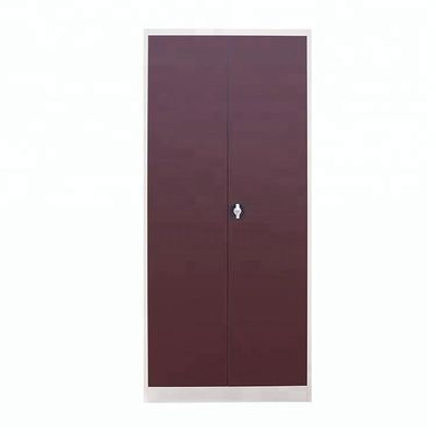 0.201CBM Fireproof Sturdy 0.66mm Steel Metal Wardrobe Closets