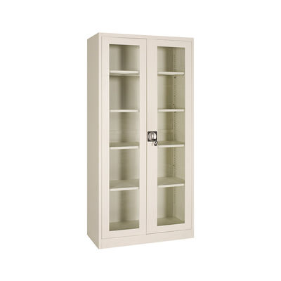 Full Height 1850 MM Fingerprint Lock Metal Filing Cabinet