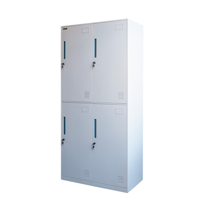 Laboratory Steel Cabinet Locker With Hanging Rods Narrow Side Metal Locker
