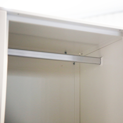 Laboratory Steel Cabinet Locker With Hanging Rods Narrow Side Metal Locker